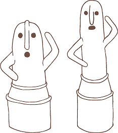 埴輪のイラスト